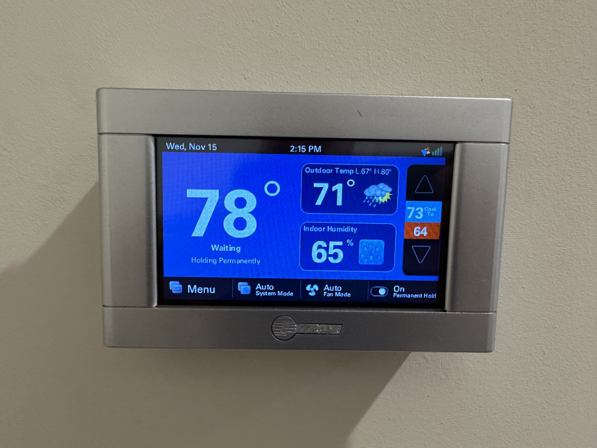 Trane thermostat