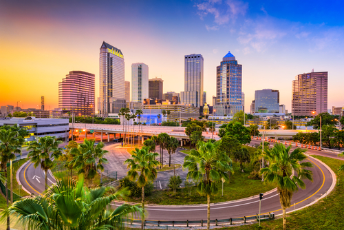 Hillsborough County Tampa Downtown Skyline